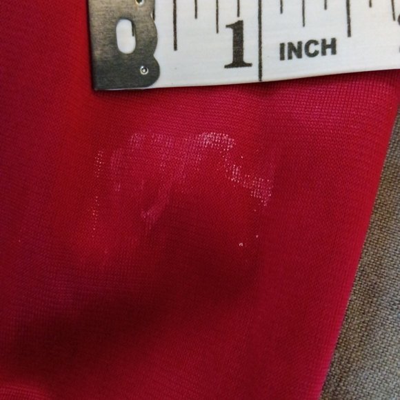 Vintage 1980s Track & Court Zip Sweatshirt Jacket Maroon Gray Men's Size M - Picture 6 of 10